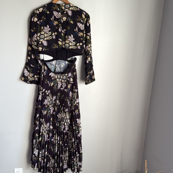 A.L.C. Josefa Silk Midi Dress 8 - Picture 4 of 14